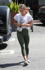 HILARY DUFF in Leggings Out Shopping in Los Angeles 08/21/2019