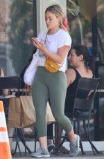 HILARY DUFF in Leggings Out Shopping in Los Angeles 08/21/2019
