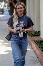 HILARY DUFF Out for Lunch in West Hollywood 09/24/2019
