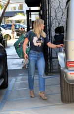 HILARY DUFF Out for Lunch in West Hollywood 09/24/2019