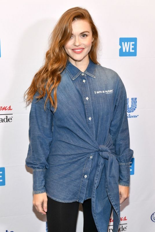 HOLLAND RODEN at We Day New York 2019 in New York 09/25/2019