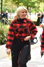 HOLLY WILLOGHBY at Stihl Games Challenge Cutting Timber at This Morning Show 09/11/2019