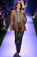 IRINA SHAYK at Brandon Maxwell Runway Show at New York Fashion Week 09/07/2019