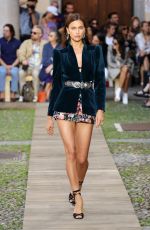 IRINA SHAYK at Etro Runway Show at Milan Fashion Week 09/20/2019