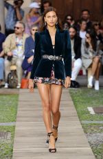 IRINA SHAYK at Etro Runway Show at Milan Fashion Week 09/20/2019