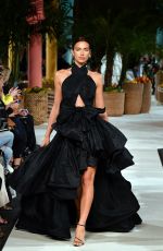 IRINA SHAYK at Oscar De La Renta Runway Show at New York Fashion Week 09/10/2019