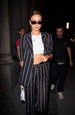 IRINA SHAYK Leaves Oscar De La Renta Faashion Show in New York 09/10/2019