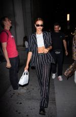 IRINA SHAYK Leaves Oscar De La Renta Faashion Show in New York 09/10/2019