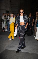 IRINA SHAYK Leaves Oscar De La Renta Faashion Show in New York 09/10/2019
