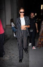 IRINA SHAYK Leaves Oscar De La Renta Show in New York 09/10/2019