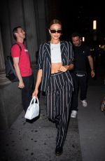 IRINA SHAYK Leaves Oscar De La Renta Show in New York 09/10/2019