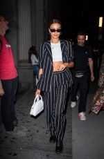 IRINA SHAYK Leaves Oscar De La Renta Show in New York 09/10/2019