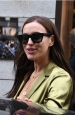 IRINA SHAYK Out at Via Montenapoleone in Milan 09/20/2019