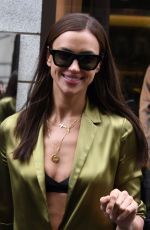 IRINA SHAYK Out at Via Montenapoleone in Milan 09/20/2019