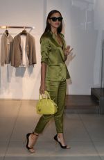 IRINA SHAYK Out at Via Montenapoleone in Milan 09/20/2019