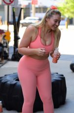 ISKRA LAWRENCE Working Out at Dogpound Gym in New York 09/07/2019