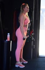 ISKRA LAWRENCE Working Out at Dogpound Gym in New York 09/07/2019