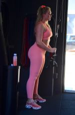 ISKRA LAWRENCE Working Out at Dogpound Gym in New York 09/07/2019