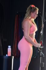 ISKRA LAWRENCE Working Out at Dogpound Gym in New York 09/07/2019