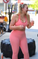 ISKRA LAWRENCE Working Out at Dogpound Gym in New York 09/07/2019