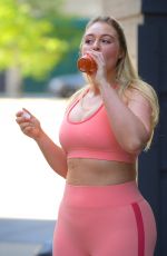 ISKRA LAWRENCE Working Out at Dogpound Gym in New York 09/07/2019
