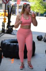 ISKRA LAWRENCE Working Out at Dogpound Gym in New York 09/07/2019