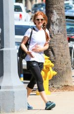 ISLA FISHER Leaves a Gym Session in Studio City 09/18/2019