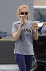 ISLA FISHER Out for Coffee in Los Angeles 09/10/2019