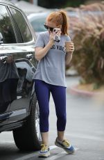 ISLA FISHER Out for Coffee in Los Angeles 09/10/2019