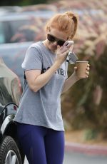 ISLA FISHER Out for Coffee in Los Angeles 09/10/2019