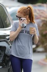 ISLA FISHER Out for Coffee in Los Angeles 09/10/2019