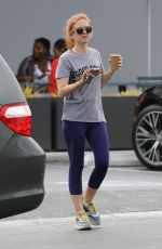 ISLA FISHER Out for Coffee in Los Angeles 09/10/2019