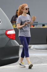 ISLA FISHER Out for Coffee in Los Angeles 09/10/2019
