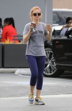 ISLA FISHER Out for Coffee in Los Angeles 09/10/2019