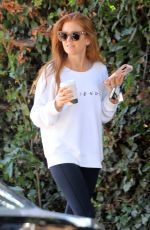 ISLA FISHER Receives a Parking Ticket Out in West Hollywood 09/24/2019
