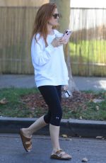 ISLA FISHER Receives a Parking Ticket Out in West Hollywood 09/24/2019