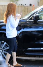 ISLA FISHER Receives a Parking Ticket Out in West Hollywood 09/24/2019
