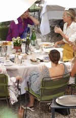 IVANKA TRUM and KARLIE KLOSS at a Lunch in Rome 09/22/2019