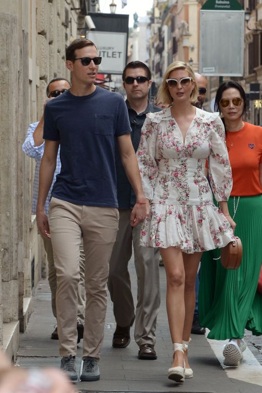 IVANKA TRUMP and Her Husband Jared Kushner Out in Rome 09/21/2019