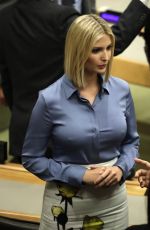 IVANKA TRUMP at a Meeting at United Nations Headquarters in New York 09/23/2019