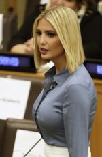 IVANKA TRUMP at a Meeting at United Nations Headquarters in New York 09/23/2019
