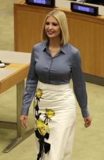 IVANKA TRUMP at a Meeting at United Nations Headquarters in New York 09/23/2019