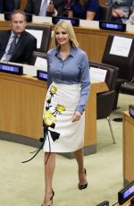 IVANKA TRUMP at a Meeting at United Nations Headquarters in New York 09/23/2019
