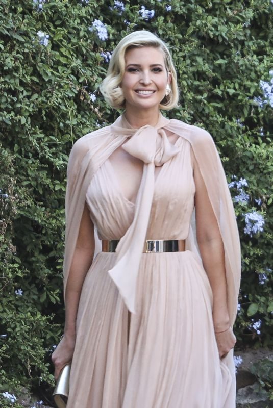 IVANKA TRUMP at Misha Nonoo’s Wedding in Rome 09/20/2019