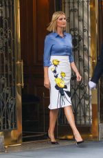 IVANKA TRUMP Leaves Her Hotel in New York 09/23/2019