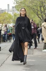 IZABEL GOULART at Valentino Fashion Show in Paris 09/29/2019