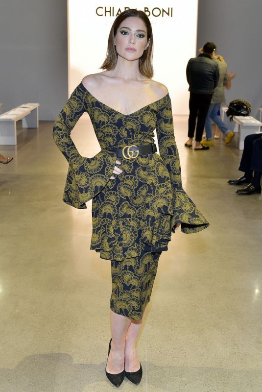 JANET MONTGOMERY at Chiara Boni Fashion Show at NYFW in New York 09/07/2019
