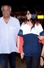 JANHVI and KHUSHI KAPOOR at Airport in Mumbai 09/05/2019