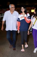 JANHVI and KHUSHI KAPOOR at Airport in Mumbai 09/05/2019