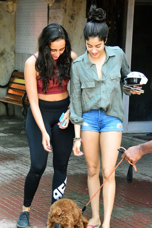 JANHVI KAPOOR Outside Her Gym in Mumbai 09/21/2019